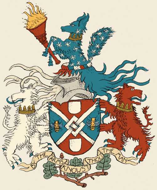 The coat of arms of the Heraldic Community.