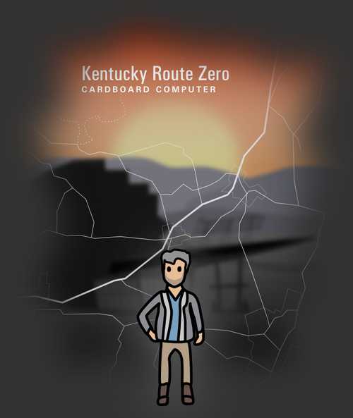 A vignette depicting the video game Kentucky Route Zero.