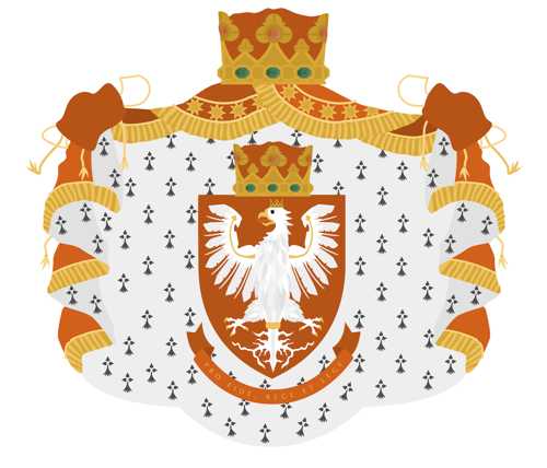 The arms of the Kingdom of Poland.